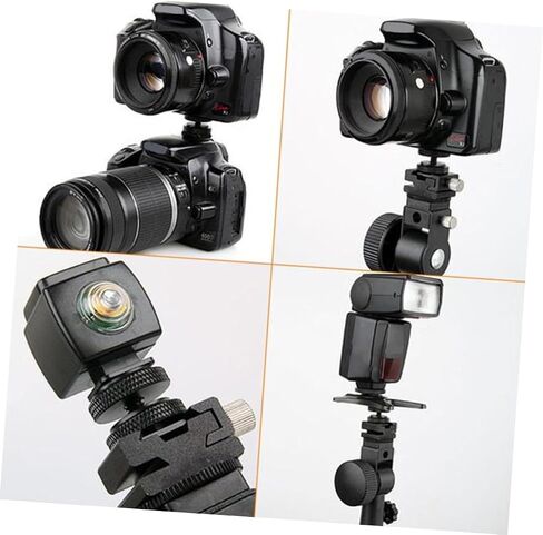 محول ثلاثي القوائم من Gatuida مكون من 4 قطع لكاميرا DSLR وملحقات تثبيت الحذاء الساخن متوافق مع شاشة ميكروفون بإضاءة LED in Saudi Arabia