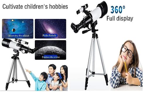 Monoculars Telescope, Telescope， 50-100mm Caliber Mount Astronomical Refracting Telescope for Beginners，Travel Telescope with Tripod，Carry Bag and HD Eyepie in Saudi Arabia