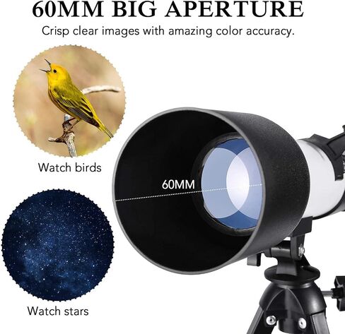 Monoculars Telescope, Roeam Astronomical Refracting Telescope Monocular Outdoor Travel Spotting Scope with Tripod for Beginners Gift Telescopes in Saudi Arabia