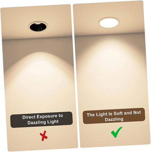 20 قطعة من لوحات توزيع إضاءة السقف LED من OUNONA، سهلة التركيب، ناشرات غطاء المصباح لمواد الإضاءة المريحة، غطاء خفيف من أجل جو متوازن in Saudi Arabia