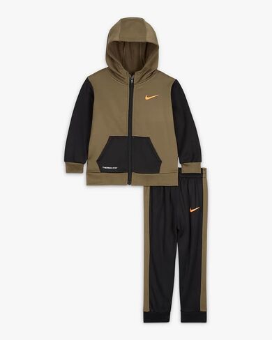 مجموعة Nike Baby Boy's Therma Fit Adp (طفل صغير) باللون الأسود 2 طفل صغير in Saudi Arabia