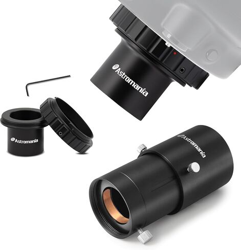 Astromania Telescope Photo Adapter 2 Inch Extendable Photo Adapter Metal - Bundle with - T Ring and T Adapter for Minolta-AF SLR/DSLR in Saudi Arabia