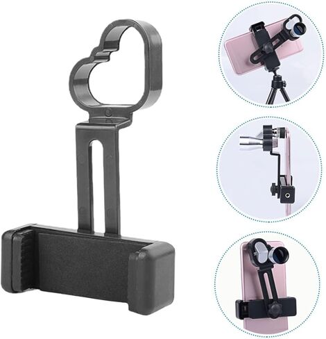 Spotting Scope Phone Adapter Smartphone Holder for Telescope Binoculars and Monocular Stable Design Antislip Feature for Easy Photography and Videography in Saudi Arabia