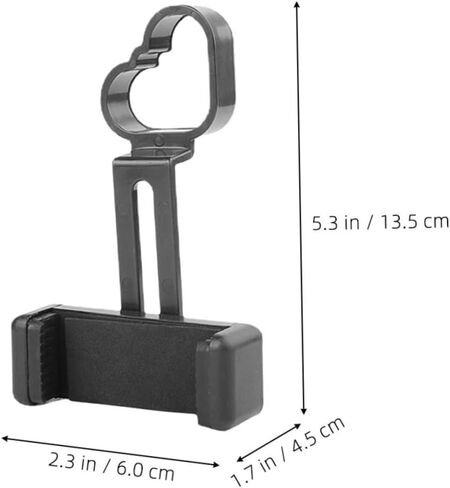 Spotting Scope Phone Adapter Smartphone Holder for Telescope Binoculars and Monocular Stable Design Antislip Feature for Easy Photography and Videography in Saudi Arabia