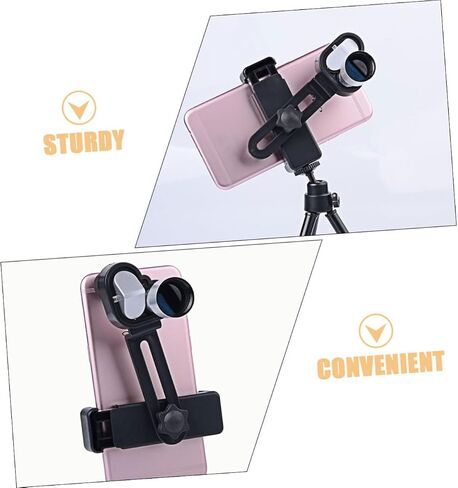 Spotting Scope Phone Adapter Smartphone Holder for Telescope Binoculars and Monocular Stable Design Antislip Feature for Easy Photography and Videography in Saudi Arabia