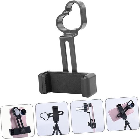 Spotting Scope Phone Adapter Smartphone Holder for Telescope Binoculars and Monocular Stable Design Antislip Feature for Easy Photography and Videography in Saudi Arabia