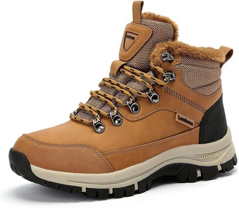 Water Resistant Boots for Woman Warm Comfortable Trail Non-Slip Camping Snow Hiking Boots in Kuwait