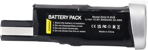 3000mAh 10.8V Replacement Battery XFBT200 for Shark WV201 WV205 WV200 WV200UK Ion W1 Cord UV200CCO WV220 XFBT200EU XFBT200, Home Vacuum Cleaner Battery in Kuwait