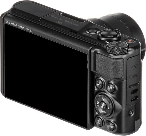 Canon PowerShot SX740 HS 4K Video Recording Vlogging Digital Camera+64GB Memory Card+Flexible SpiderTripod+Deluxe Accessory Bundle, Black (Renewed) in Saudi Arabia