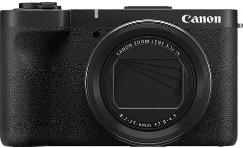 مجموعة الكاميرا الرقمية PowerShot V1 من Canon + بطاقة ذاكرة Extreme PRO سعة 64 جيجابايت وحامل ثلاثي القوائم Spider وحقيبة كتف للكاميرا in Kuwait