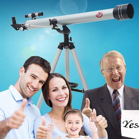 تلسكوب أحادي العين، تلسكوب سفر لمراقبة النجوم للبالغين، تلسكوب علم الفلك للمبتدئين، تلسكوبات منكسرة بفتحة 70 مم، حامل ثلاثي القوائم ونطاق مكتشف، هاتف محمول in Kuwait