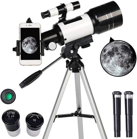 Monoculars Telescope, Refraction Astronomical Telescope with Portable Tripod Sky Monocular Telescopio Space Observation Scope Outdoor in Saudi Arabia