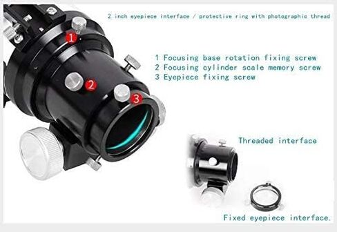 Monoculars Telescope, 127ED Professional Astronomical Telescope OTA Main Mirror 127/950mm APO Refractor Tube 2" Dual Speed Focuser (Includes Tripod) in Saudi Arabia