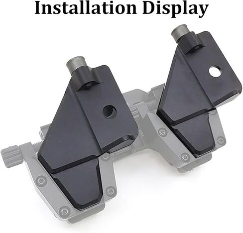 Metal Mount Night Vision Goggles,New Aluminum Night Vision Goggle Mount,Nvg Mount Dovetail J Arm Rhino Mount,Compatible with Monocular or Binocular Lenses,for Outdoor Camping and Explorat(Color:Black) in Kuwait