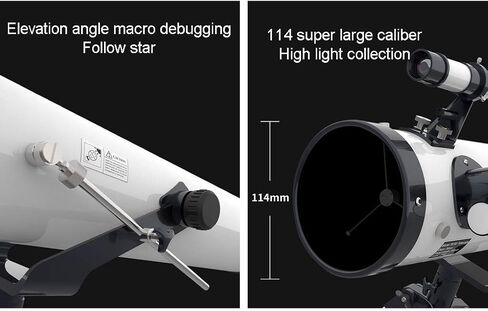 Monoculars Telescope, Portable Refractor Telescope，telescopes for Adults Astronomy，Telescope for and Beginners with Tripod，telescopes for Astronomy (Color : in Saudi Arabia