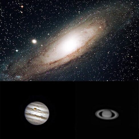 Monoculars Telescope, Telescope for Astronomy Adult, Portable Refractor with Tripod and Equatorial Mount, Beginner, Unisex, Kellner Eye Piece, for Families and Hobbyists in Saudi Arabia
