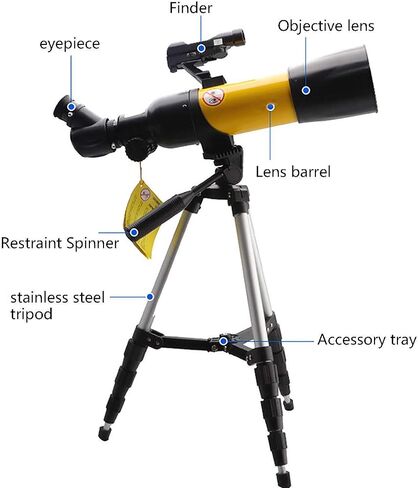 Monoculars Telescope, Astronomical Telescope，telescopes for Beginners，Profession 7mm Refractor Telescope，300mm Focal Length，with Adjustable Tripod，Eyepiece in Saudi Arabia