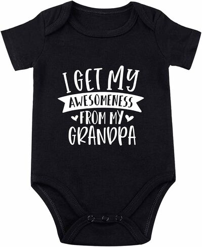 Grandpa Bodysuit for Baby I Love Grandpa Baby Clothes Grandpas Girl Babies Clothes in Saudi Arabia