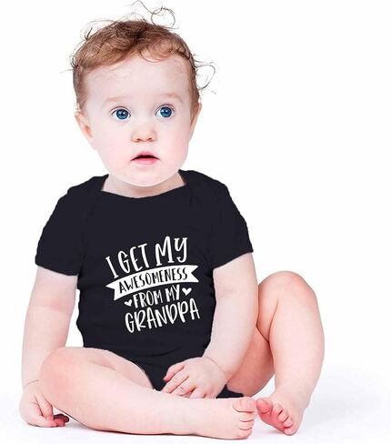 Grandpa Bodysuit for Baby I Love Grandpa Baby Clothes Grandpas Girl Babies Clothes in Saudi Arabia