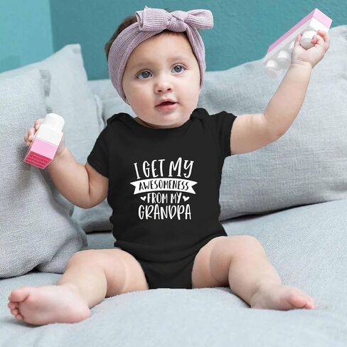Grandpa Bodysuit for Baby I Love Grandpa Baby Clothes Grandpas Girl Babies Clothes in Saudi Arabia