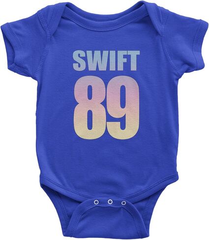 بدلة Lover Era Swift 89 سنة الميلاد لمحبي الموسيقى للرضع من قطعة واحدة، قطن ناعم in Saudi Arabia