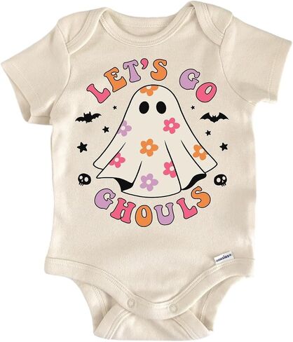 Lets Go Ghouls Halloween - Baby Boy Girl Clothes Infant Bodysuit Funny Cute Newborn in Saudi Arabia