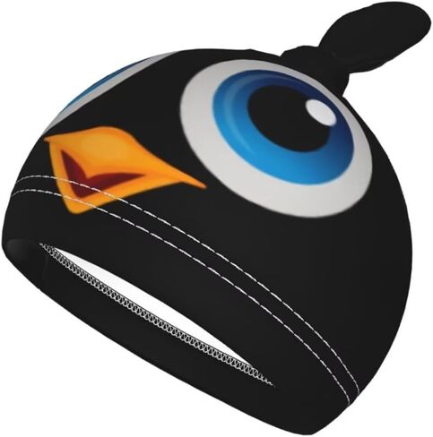 Personality Cartoon PenguinNewborn Swaddling Blanket Beanie Hat Funny Blanket Sleeping Bag New Born Sleep Sacks for Boys Girls in Saudi Arabia