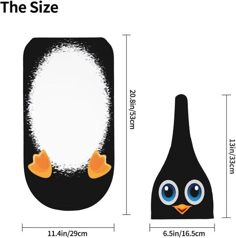 Personality Cartoon PenguinNewborn Swaddling Blanket Beanie Hat Funny Blanket Sleeping Bag New Born Sleep Sacks for Boys Girls in Saudi Arabia