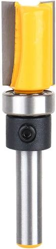 1/4 Shank Flush Trim Router Bit Bearing Cutter Flush Trim Bearing Trimmer for Woodworking Wood Hardwood MDF Acrylic in Saudi Arabia