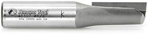 Amana Tool - 45307 Carbide Tipped Straight Plunge Single Flute High Production 1/2 Dia x 3 in Saudi Arabia