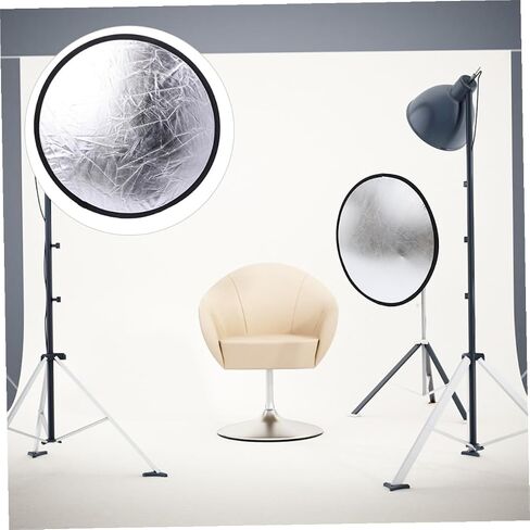 NUOBESTY Portable Photography Reflector Metallic Light Diffuser Board for Outdoor Portraits and Studio Lighting Versatile Shadow-Lightening Prop for Professional and Amateur Photographers in Saudi Arabia