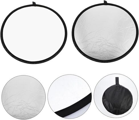 NUOBESTY Portable Photography Reflector Metallic Light Diffuser Board for Outdoor Portraits and Studio Lighting Versatile Shadow-Lightening Prop for Professional and Amateur Photographers in Saudi Arabia