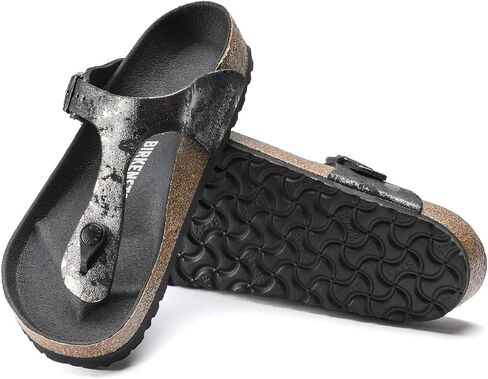 Birkenstock Gizeh Vintage Black Leather R 38 R EU in Saudi Arabia