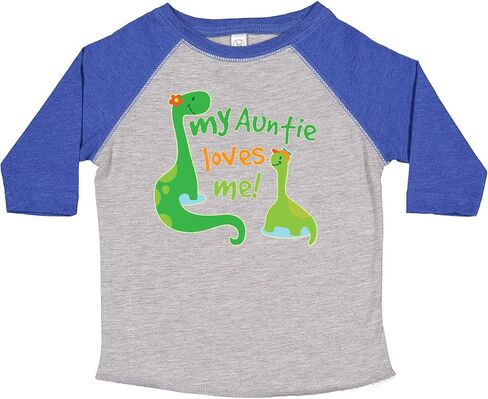 My Auntie Loves Me Dinosaur Toddler T-Shirt in Saudi Arabia