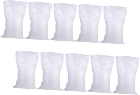 10Pcs Woven Flood Sandbags Heavy Duty for Flood Control Durable Flood for Outdoor Use Reusable and Versatile in Saudi Arabia