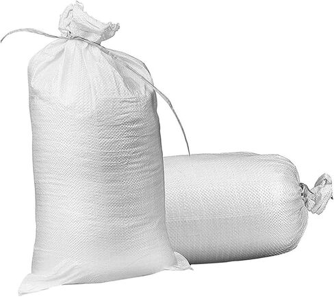 10Pcs Woven Flood Sandbags Heavy Duty for Flood Control Durable Flood for Outdoor Use Reusable and Versatile in Saudi Arabia
