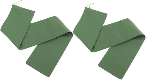 TEHAUX 2pcs Long Canvas Flood Control Sandbags Water Blocking Barrier Sandbags for Basement Protection in Saudi Arabia