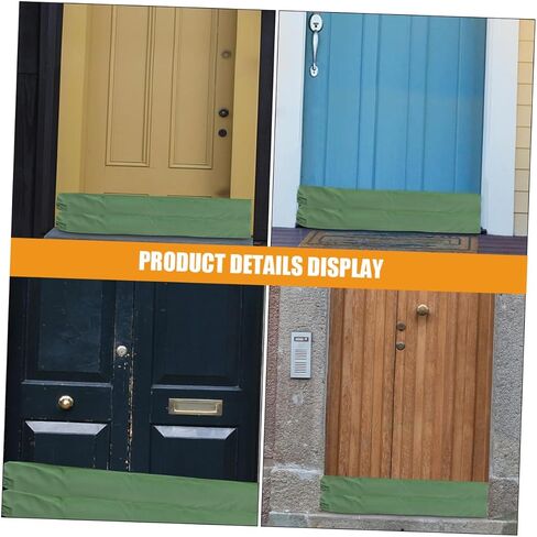 TEHAUX 2pcs Long Canvas Flood Control Sandbags Water Blocking Barrier Sandbags for Basement Protection in Saudi Arabia