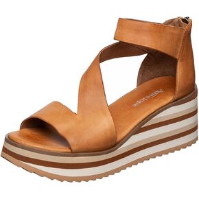 Antelope Women's Davi Leather Platform Sandals in Kuwait