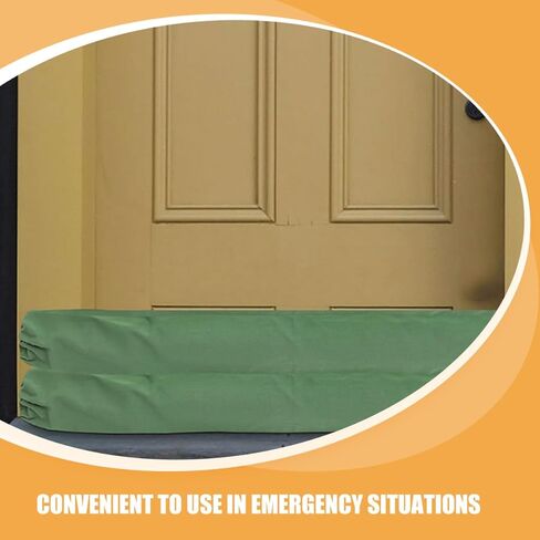 2pcs Long Reusable Flood Sandbags Absorbent Canvas Water Blocking Barrier for Indoor and Outdoor Use for Flood Protection and Garage in Saudi Arabia