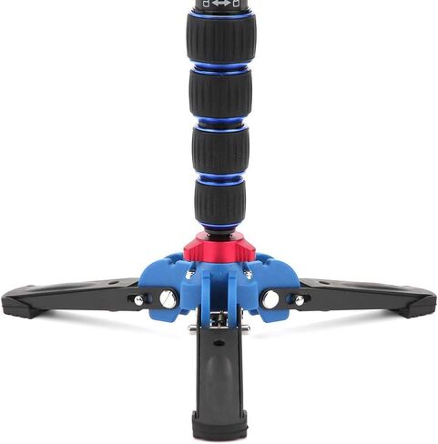 Carbon Fiber Monopod Leg, 20~67Inch 5 Sections Telescopic Video Monopod Tube with Feet, 8KG Load Capacity Portable Mountaineering Cane for DSLR Camera in Saudi Arabia