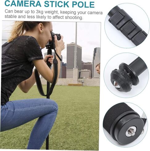 TEHAUX Camera Monopod Lightweight Telescopic Monopod for and Digital Cameras Extends Compact and Portable Design for Photography Enthusiasts in Saudi Arabia