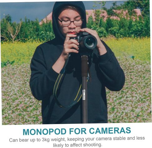 TEHAUX Camera Monopod Lightweight Telescopic Monopod for and Digital Cameras Extends Compact and Portable Design for Photography Enthusiasts in Saudi Arabia
