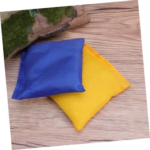 POPETPOP 2Pcs Small Plastic Granules Sandbags and Blue Color for Beanbag Game for Outdoor Activities in Saudi Arabia