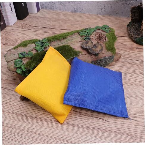 POPETPOP 2Pcs Small Plastic Granules Sandbags and Blue Color for Beanbag Game for Outdoor Activities in Saudi Arabia