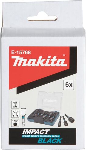 Makita E-15768 6 Piece Impact Black Nutsetter Set in Saudi Arabia