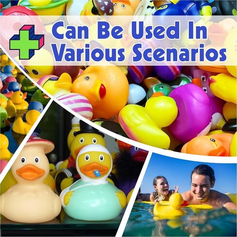 Rubber Ducks, Random Assortment Ducks Bulk, Mini Rubber Duckies for Toddler Baby Bath Toys, Kids Bath Pool Toys Birthday Gifts Party Favors (30-Pack) in Saudi Arabia