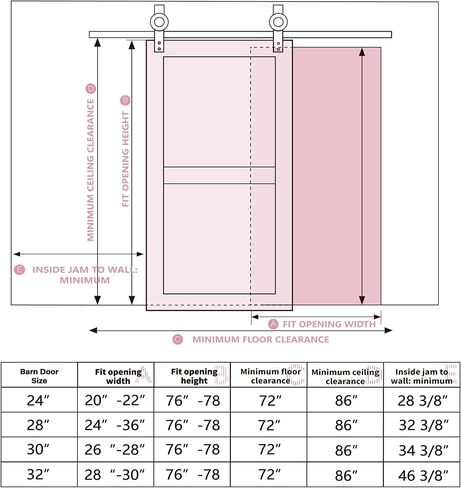 White 1 Lite Frosted Glass Nickel barn Door, 24 x80 in Saudi Arabia