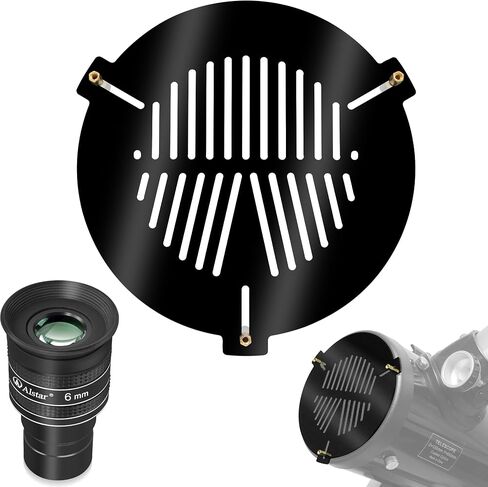 Alstar 1.25" 58 Degree 6mm Telescope Eyepiece - Bundle with - Bahtinov Mask Focusing Mask in Saudi Arabia