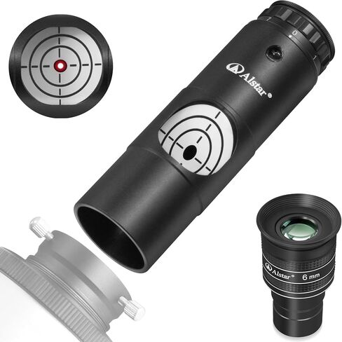 Alstar 1.25" 58 Degree 6mm Telescope Eyepiece - Bundle with - Red Laser Collimator in Saudi Arabia
